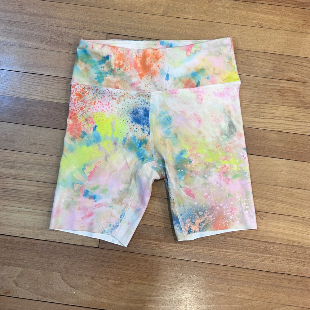 Harmony Balance Yoga Gym Shorts Size M Tie Dye M1